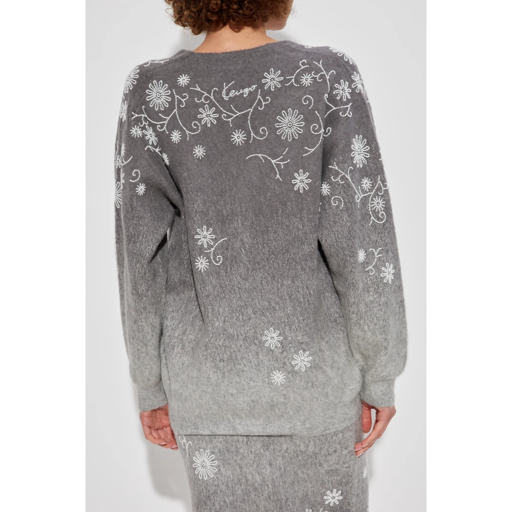 Kenzo Vest met kralen Gray Dames