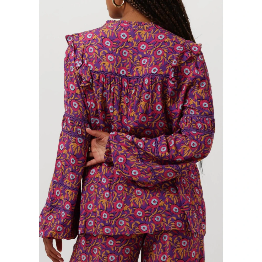 Harper & Yve Paarse Jess-ls Blouse Multicolor Dames