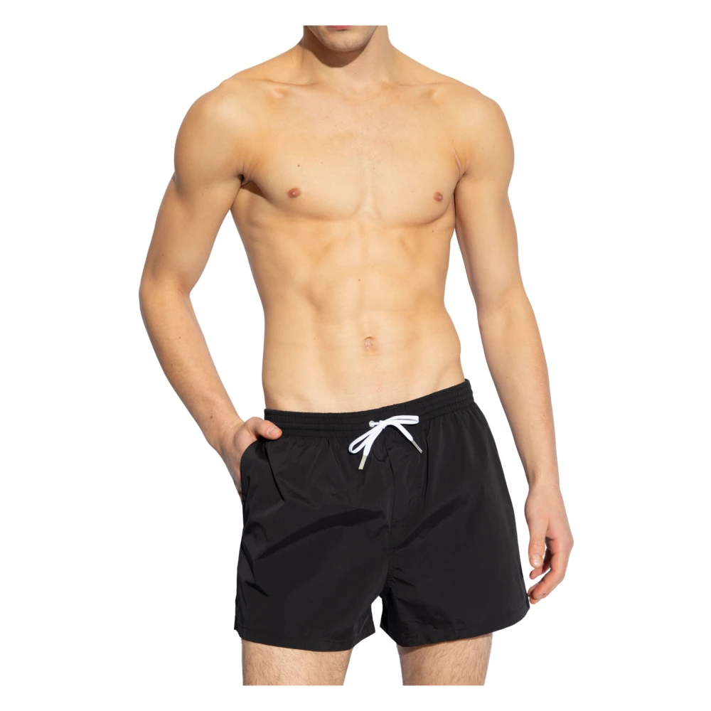 Dsquared2 Zwarte Sea Zwembroek Black Heren