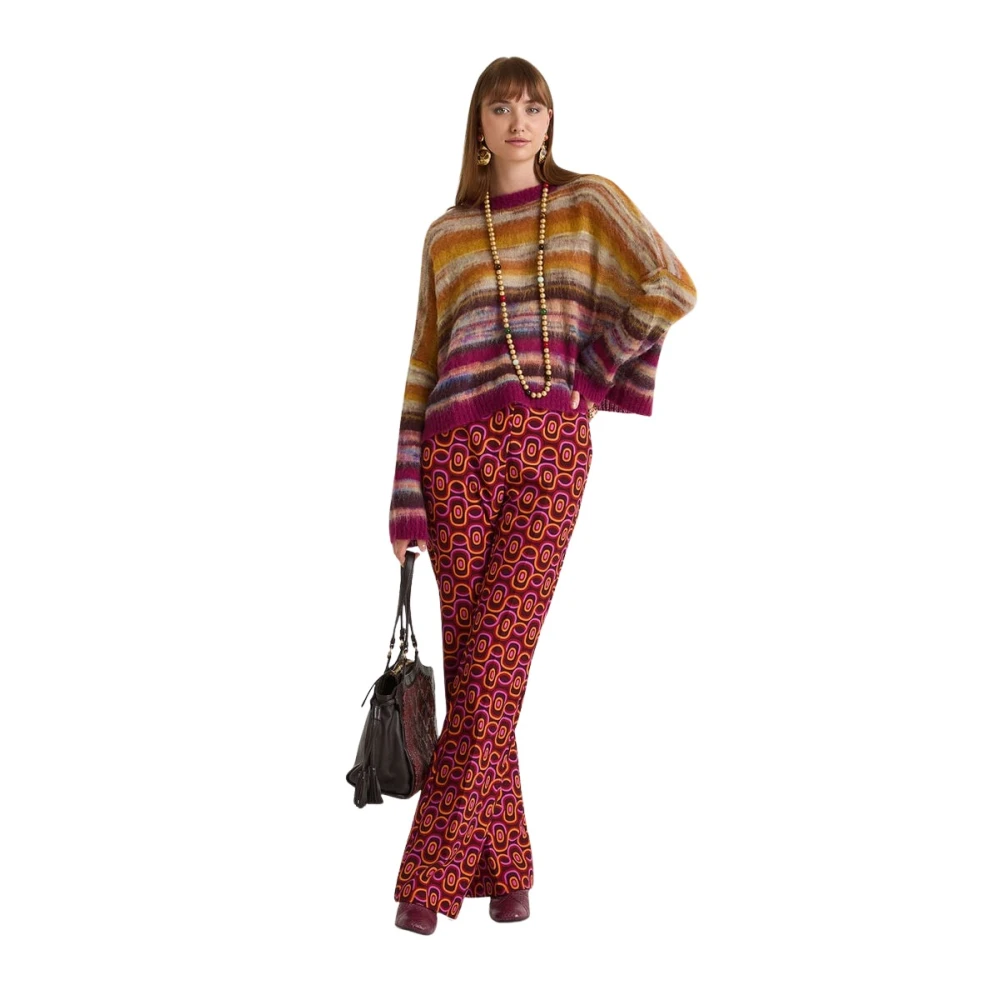 Maliparmi Donna Multicolor Rolling Chain Trousers