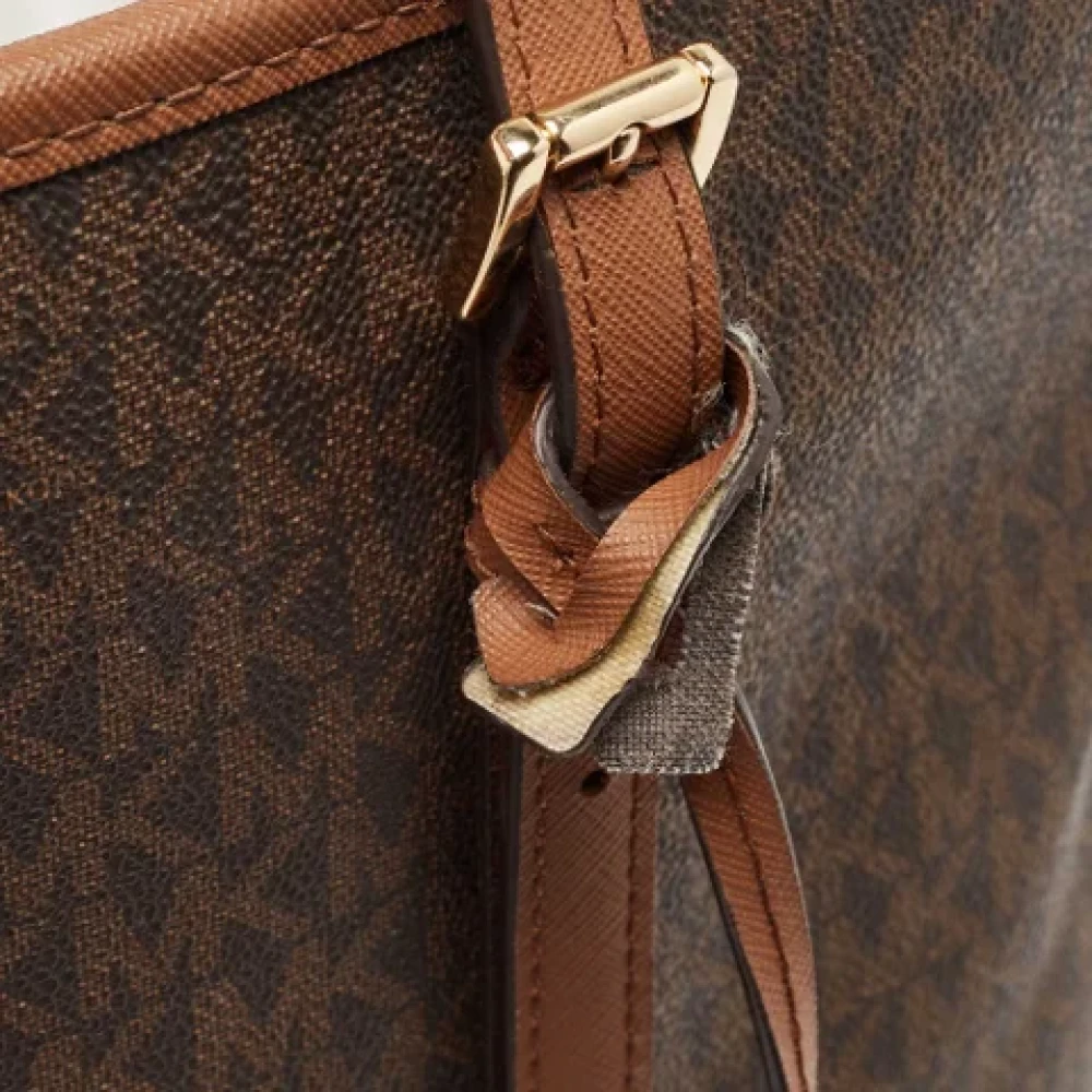 Michael Kors Pre-owned Canvas totes Brown Dames