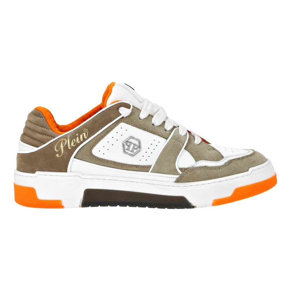 Philipp Plein Hexagon Lo-Top Sneakers unisex Schoenen Beige