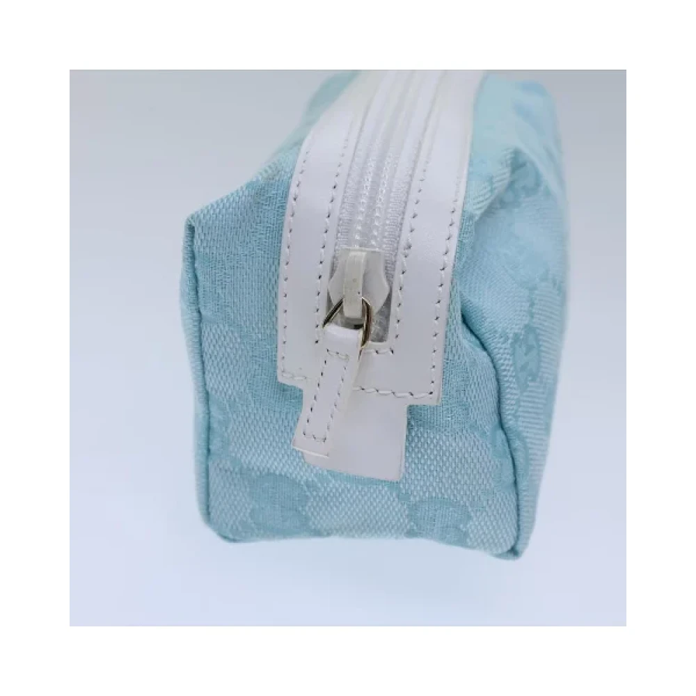 Gucci Vintage Pre-owned Canvas gucci-bags Blue Dames