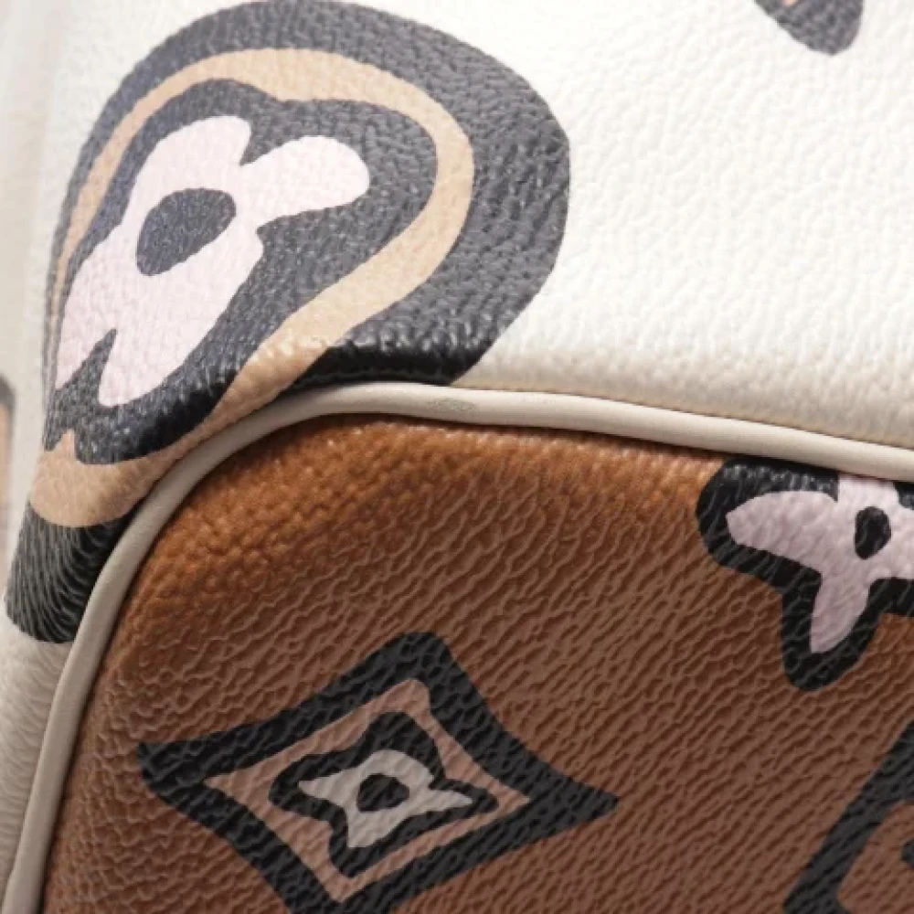 Louis Vuitton Vintage Pre-owned Canvas handbags White Dames