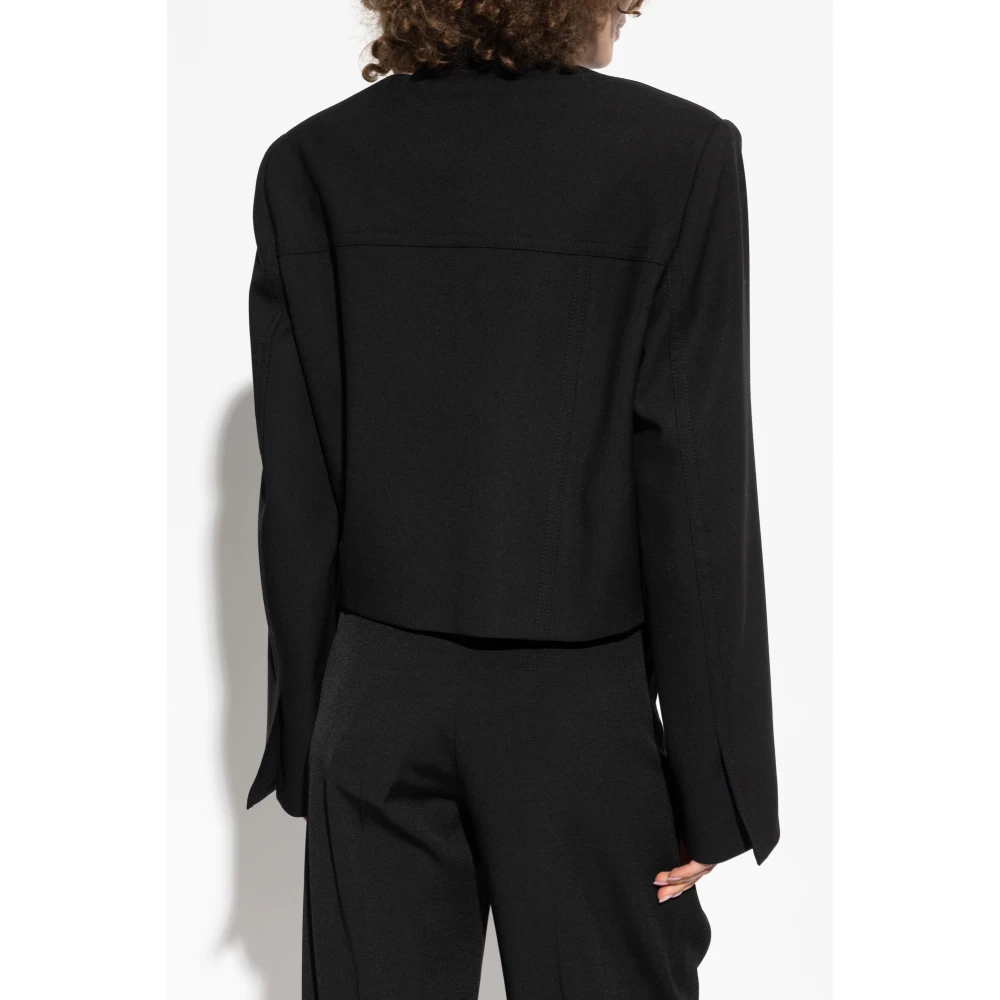 SPORTMAX Jas Fiocchi Black Dames