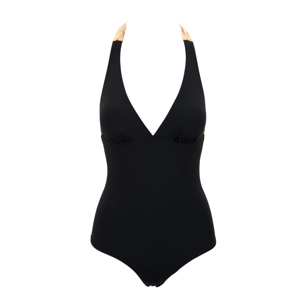 Alviero Martini 1a Classe Elegant Badpak met Kant Black Dames