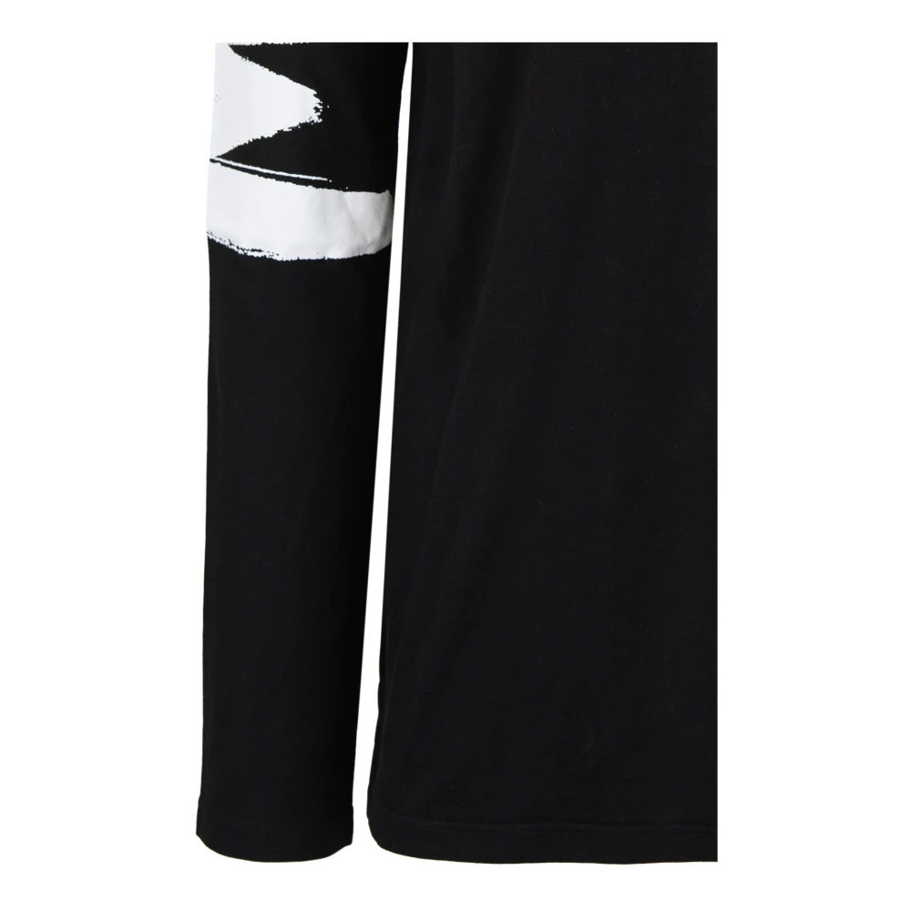 alexander mcqueen Heren Katoenen Longsleeve T-shirt Black Heren