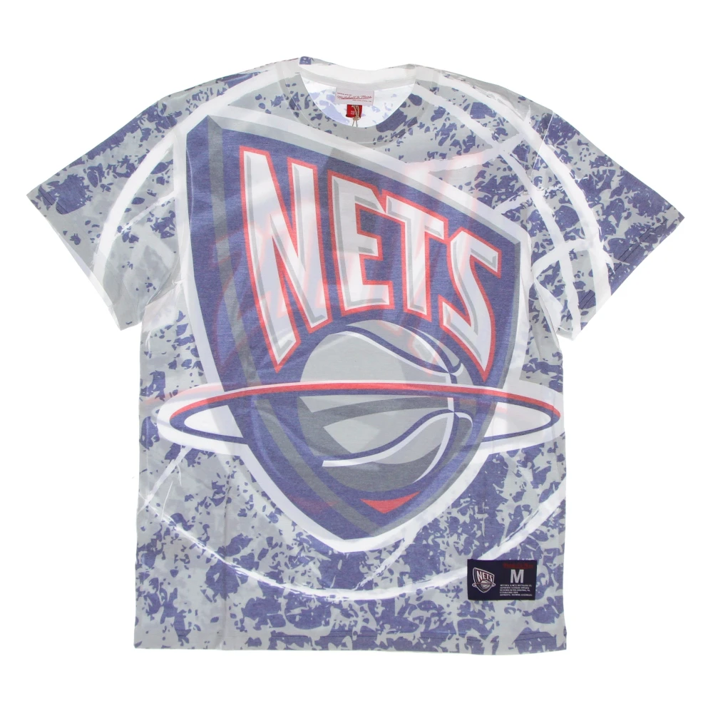 Mitchell & Ness NBA Jumbotron Tee Hardwood Classics Grijs Multicolor Heren