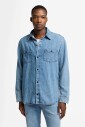 chemise-en-coton-bleu-clair