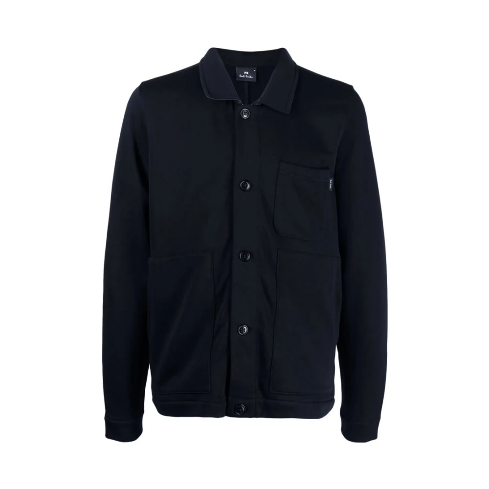 Paul Smith Werkjas Biologisch Katoen Blue Heren