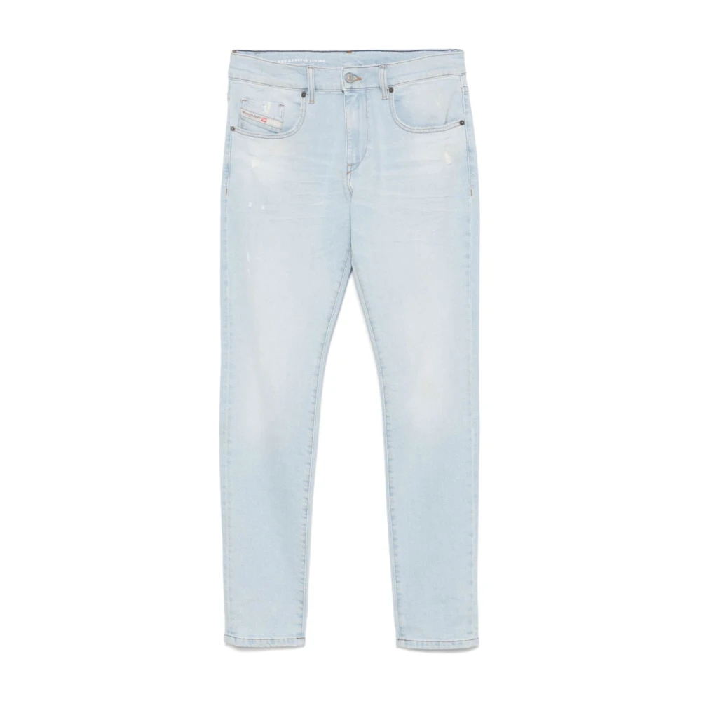 Diesel Blauwe Jeans voor Mannen Blue Heren