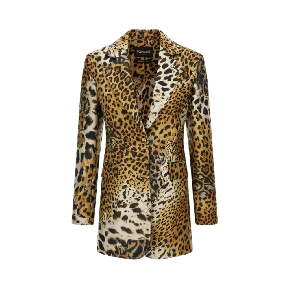 Roberto Cavalli Donna Marrone Giacche, S, New,