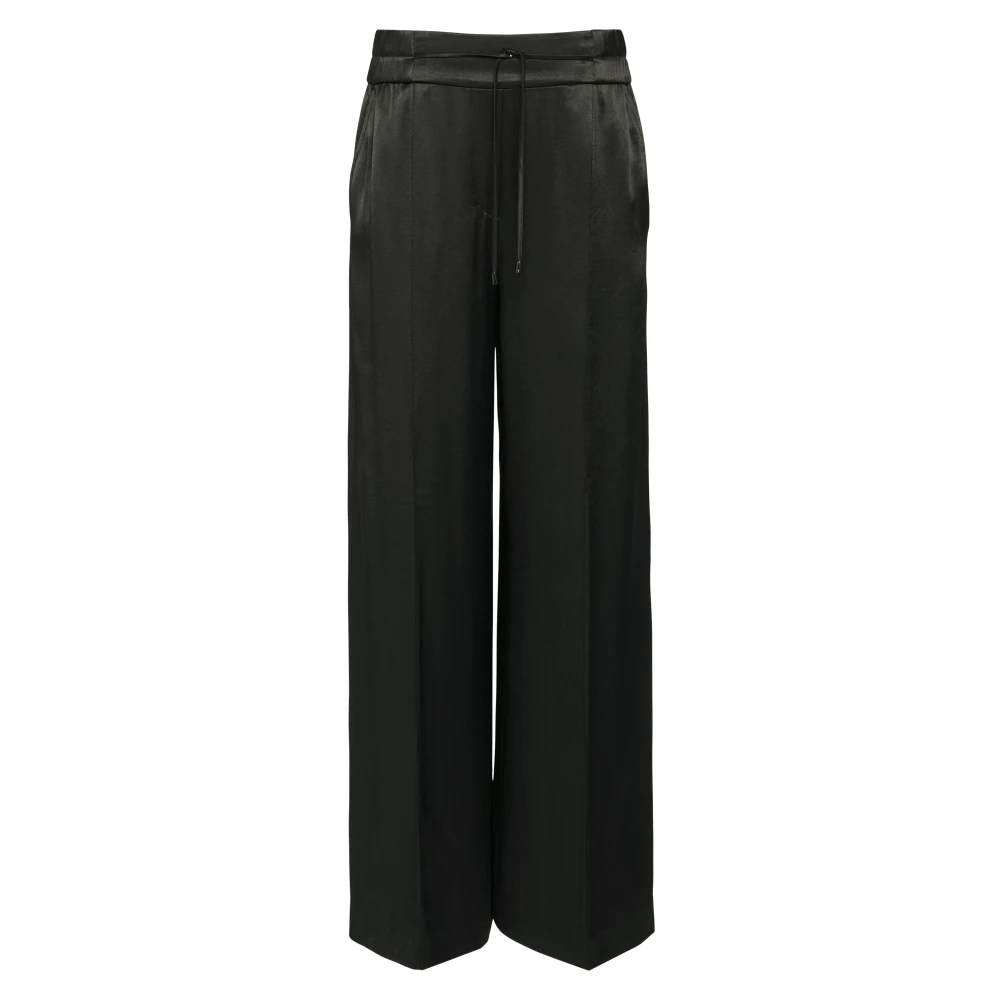 comma Elastische taille instapbroek Black Dames