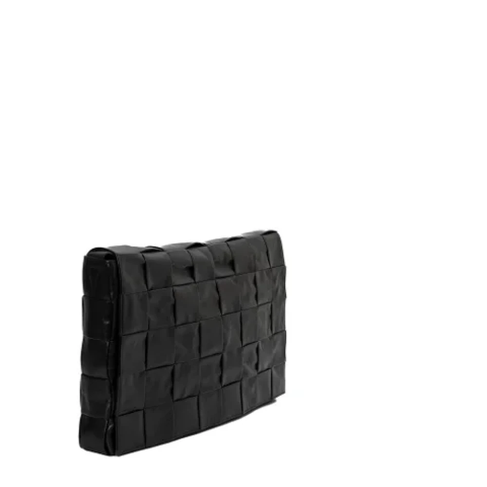 Bottega Veneta Vintage Pre-owned Leather shoulder-bags Black Dames