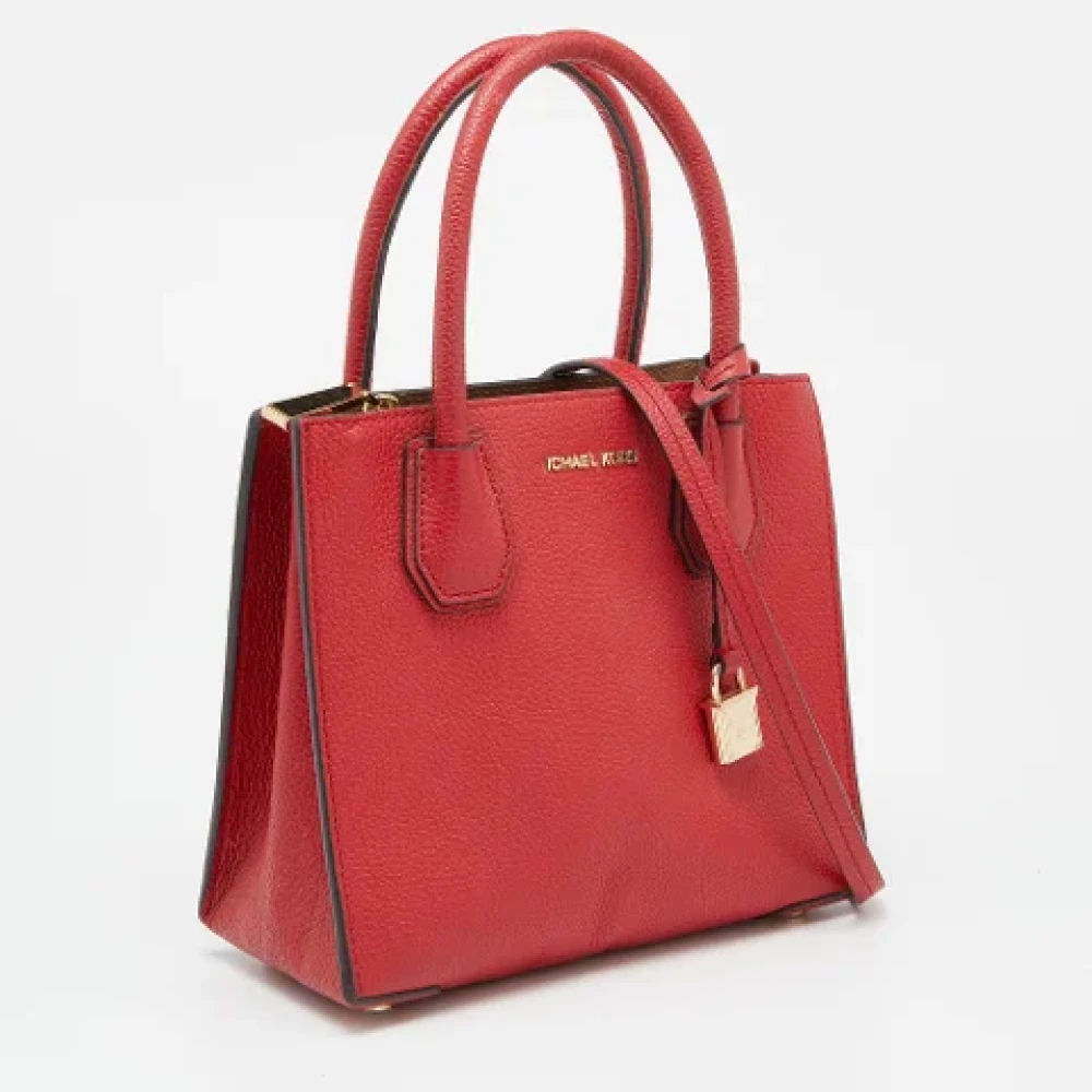 Michael Kors Pre-owned Leather totes Red Dames