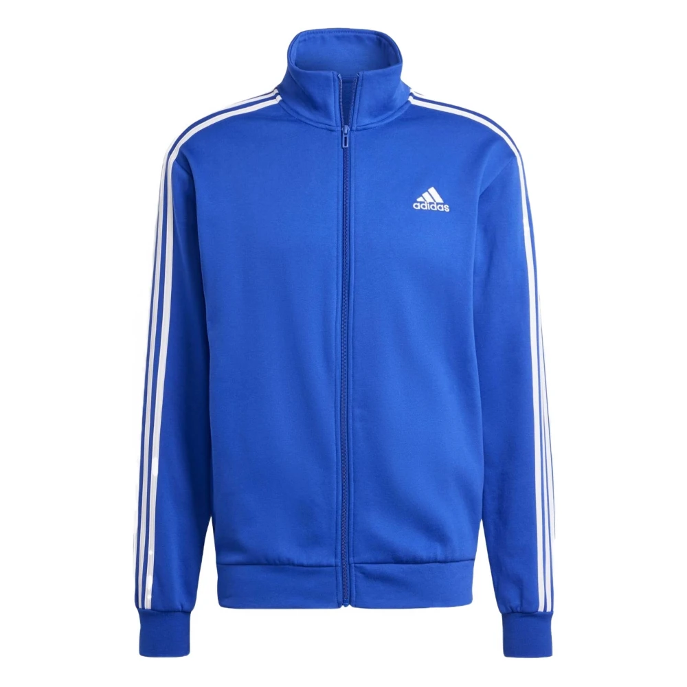 Adidas Basic Fleece 3 strepen Tracksuit Blue Heren