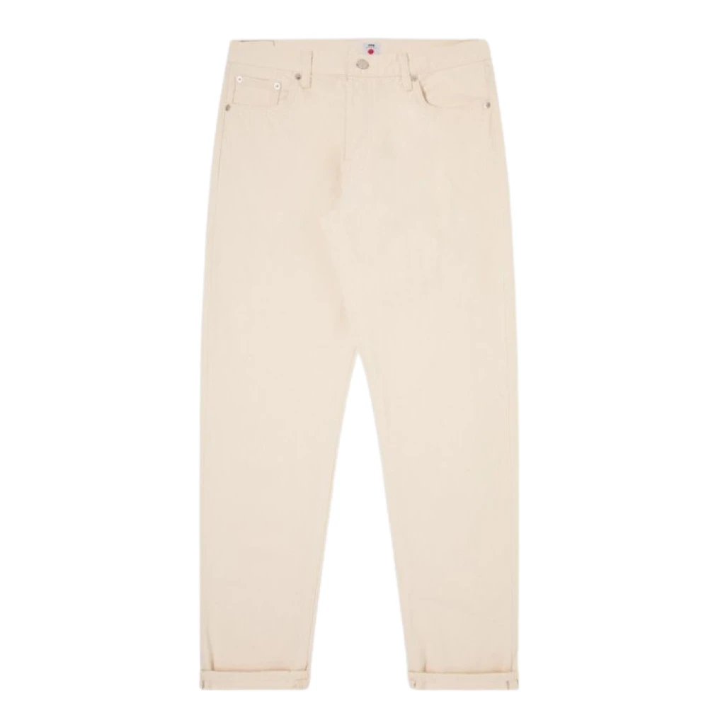 Edwin Natuurlijke Rode Selvage Regular Tapered Jeans Beige Heren