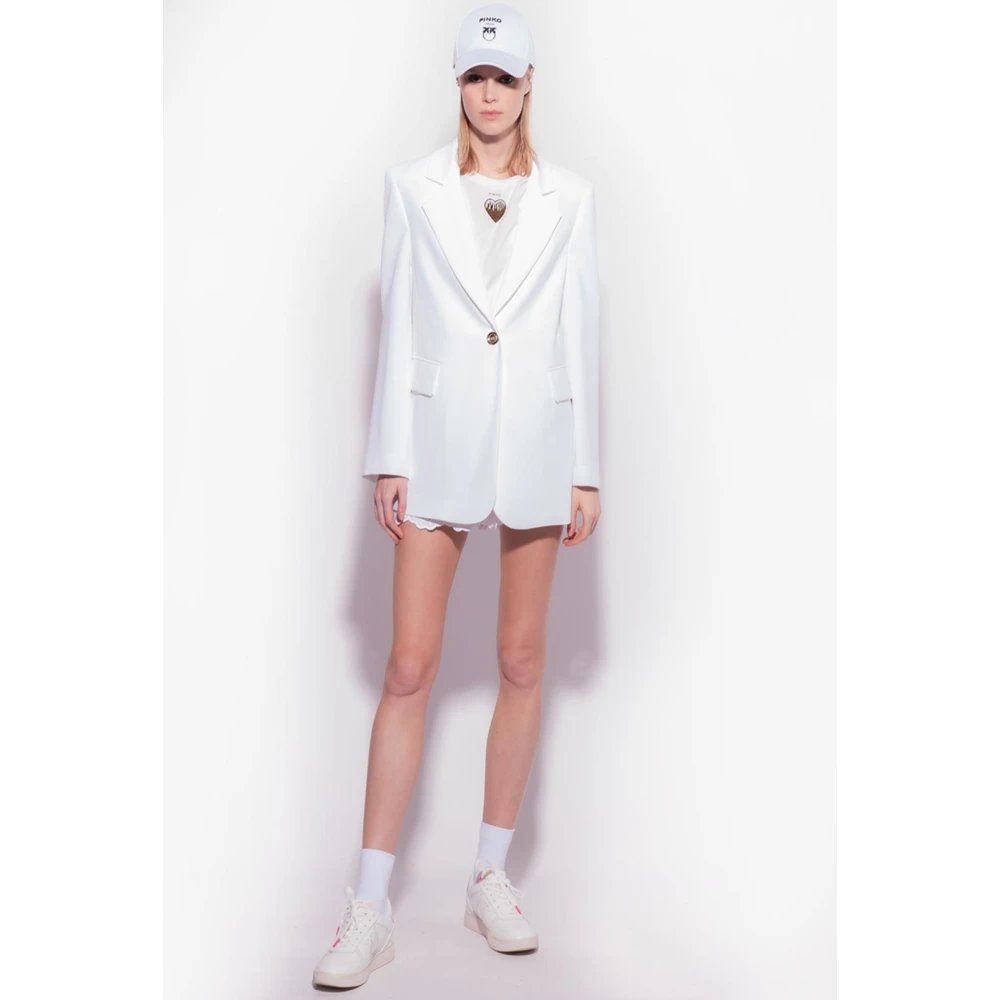 pinko Zon Shorts White Dames
