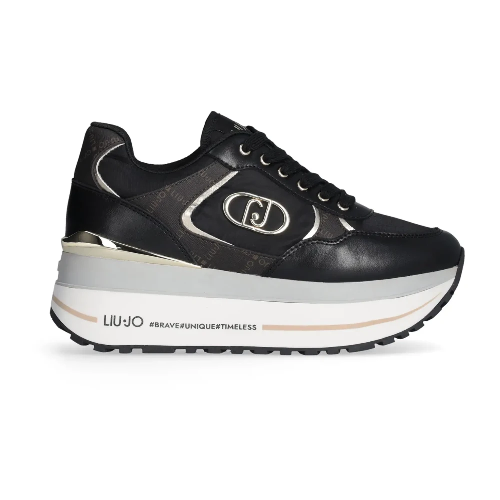 Liu Jo Maxi Wonder Plus Stijlvolle Jurk Dames Schoenen Zwart