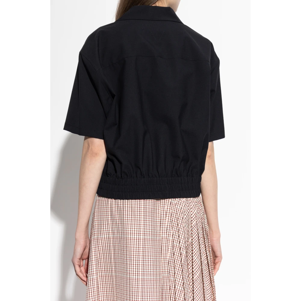 Bottega Veneta Korte mouwen shirt Black Dames