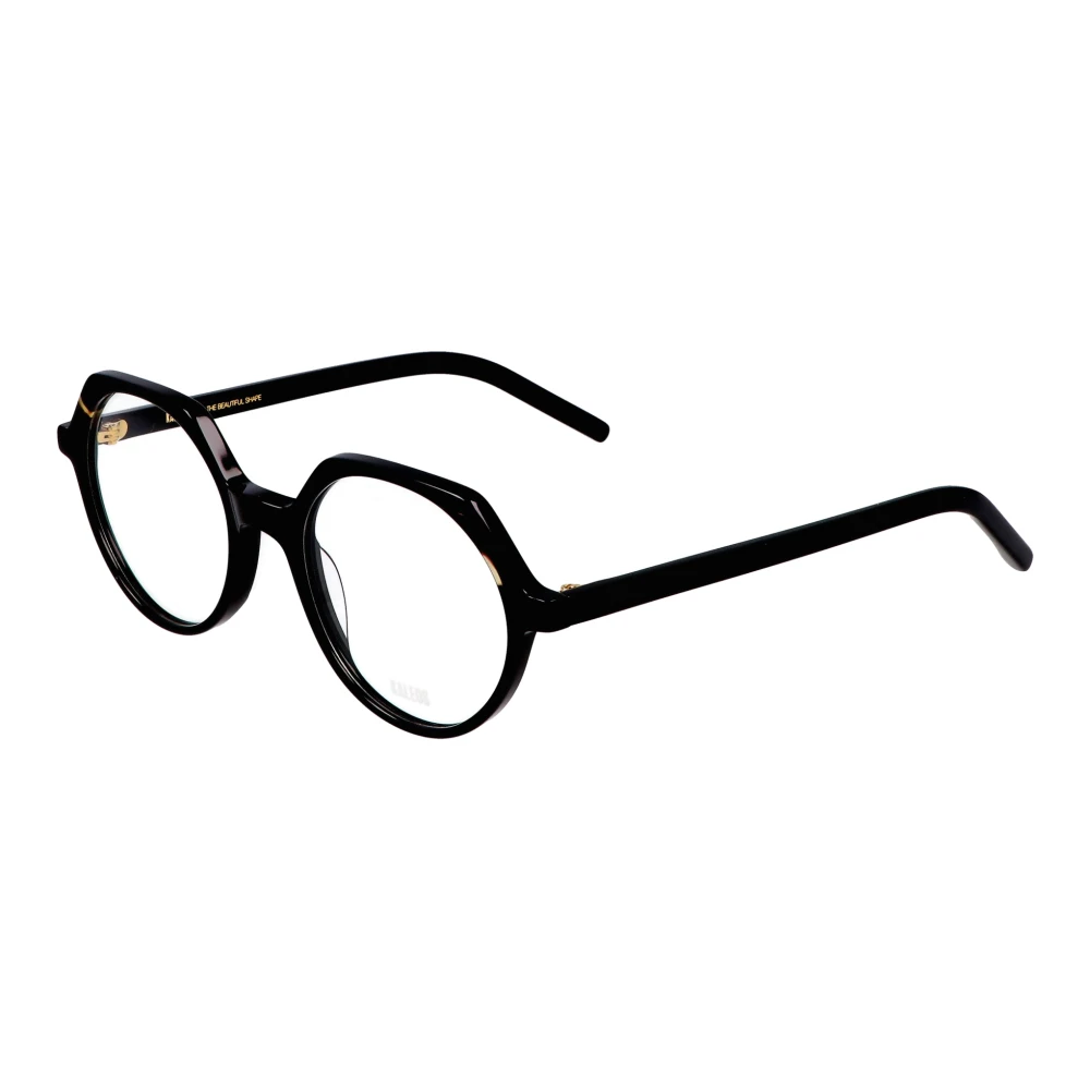 Kaleos Stijlvolle Bril met Onregelmatig Montuur Black Unisex