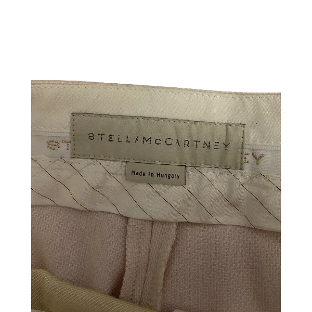 Stella McCartney Pre-owned Cotton bottoms Beige Dames