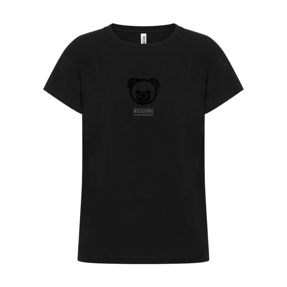 Moschino Donna Nero T-Shirt Intimo