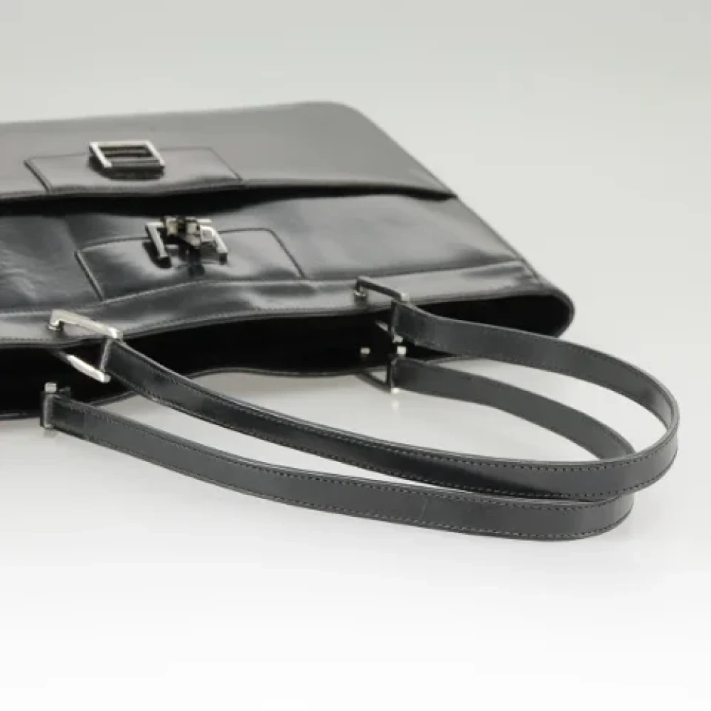 Gucci Vintage Pre-owned Leather gucci-bags Black Dames