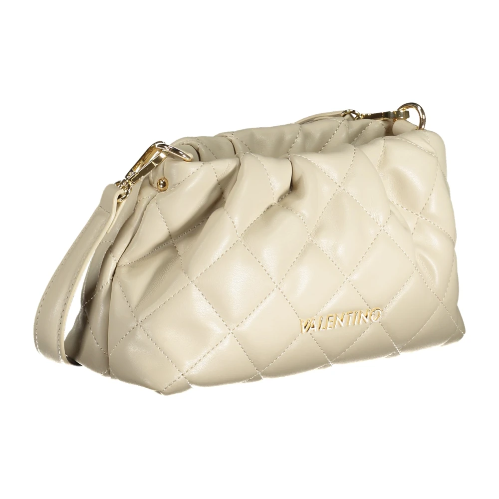 Valentino by Mario Valentino Beige Schoudertas met Afneembare Band Beige Dames