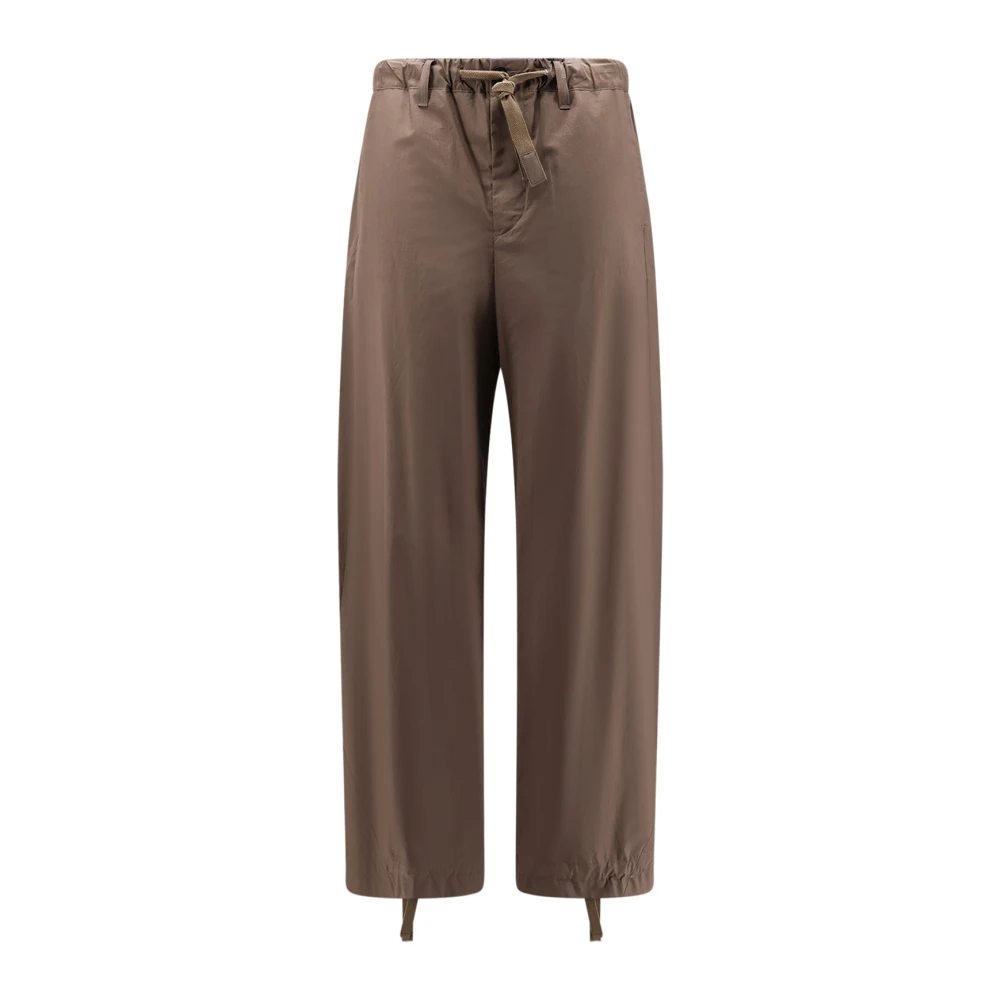 Sacai Men's Beige Wide Trousers, L, Wide Trousers