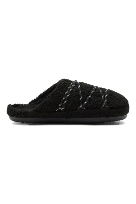Teddy Lace-up Slippers