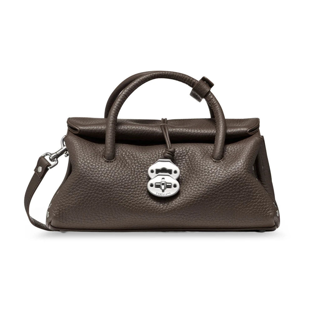 Zanellato Roll-Top Handbag - Female - Handbags - Brown - One Size - Bags