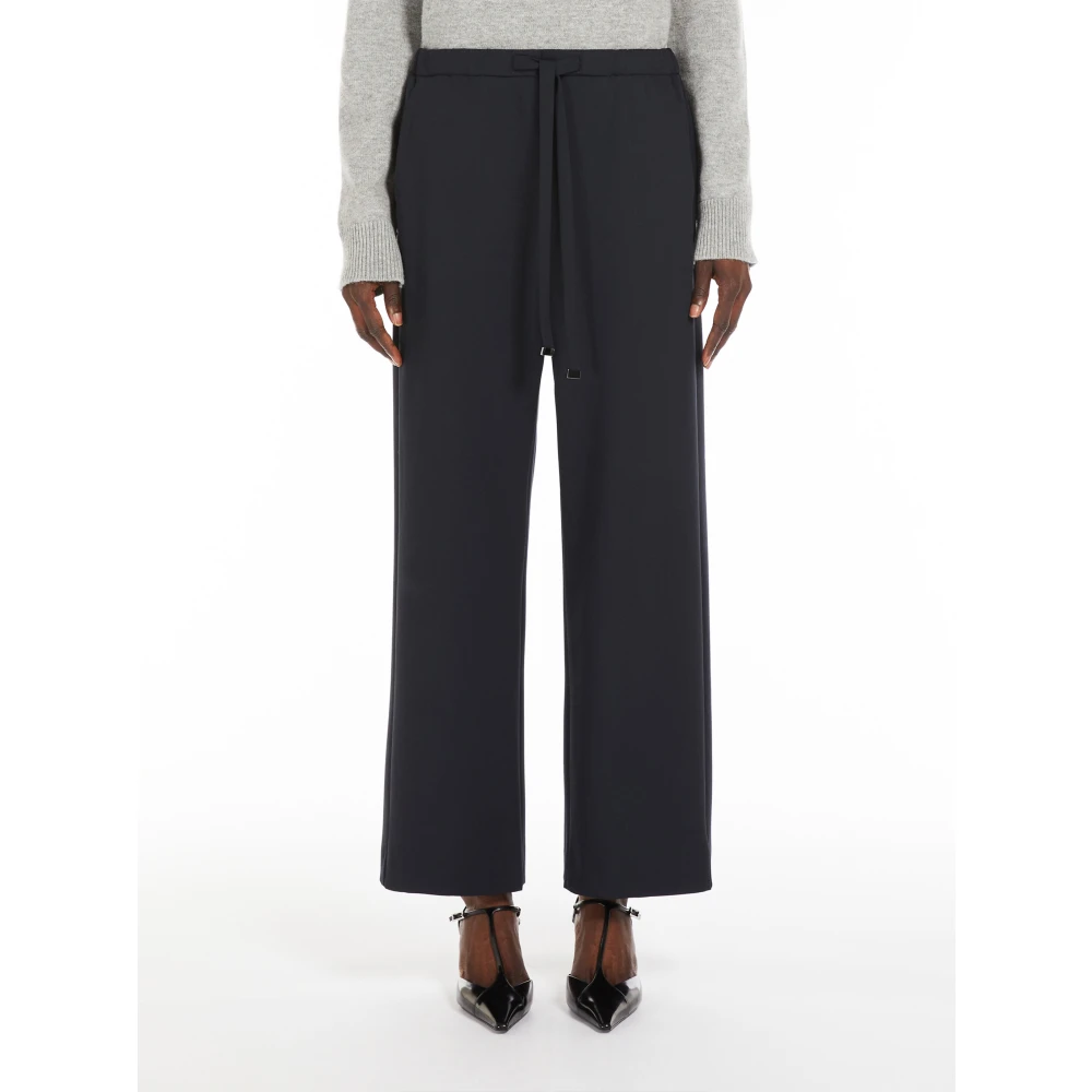 Max Mara Winterblauwe Stijlvolle Argenta Schoenen Blue Dames