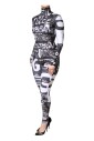 robe-combinaison-noire-moulante-a-col-roule-et-logo