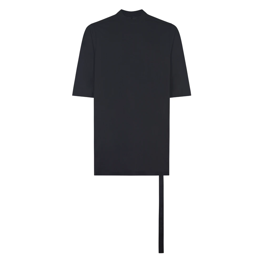 Rick Owens Zwarte T-shirts en Polos Jumbo SS Black Heren