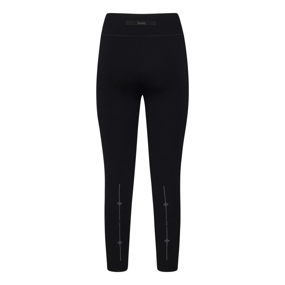 Herno Zwarte Slim Fit Wollen Broek Black Dames