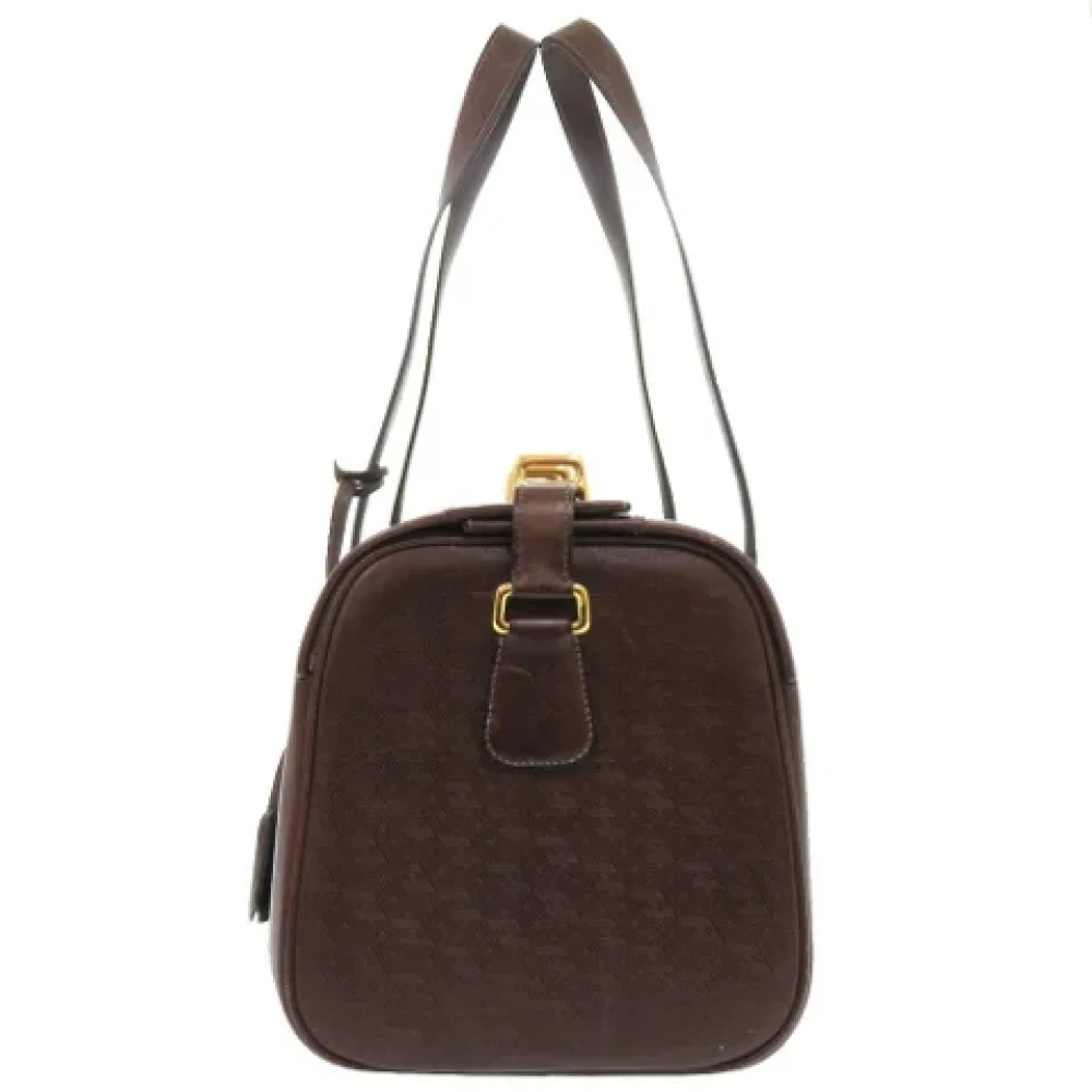 Hermès Vintage Pre-owned Leather travel-bags Brown Dames