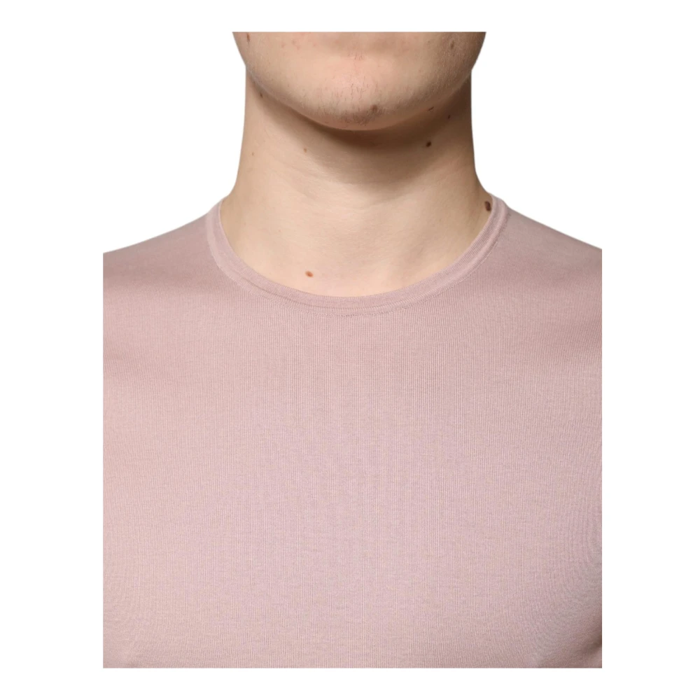 Dolce & Gabbana Bruin Katoen Ronde Hals T-shirt Brown Heren