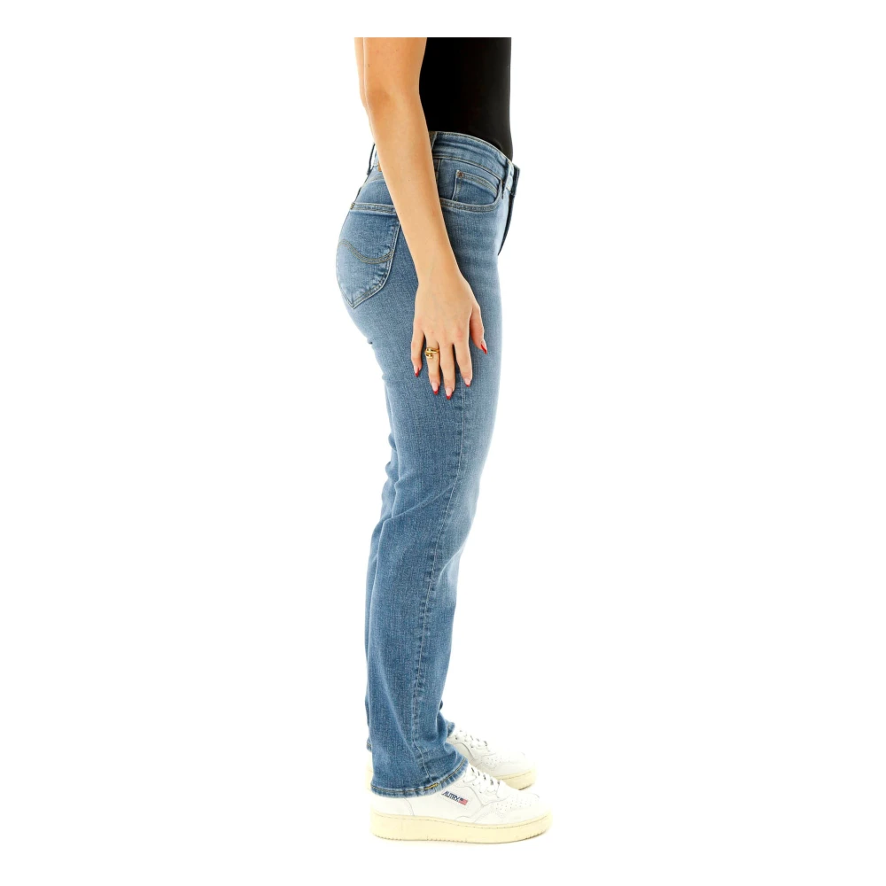 Lee Klassieke Straight Fit Jeans Blue Dames