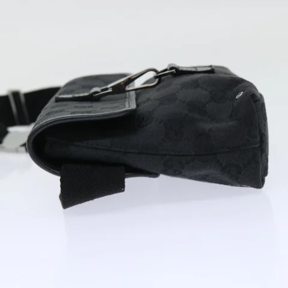 Gucci Vintage Pre-owned Canvas crossbody-bags Black Dames