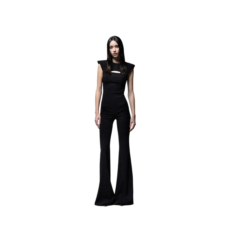 Aniye By Zwarte wijde jumpsuit Black Dames