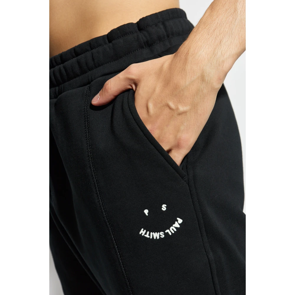 PS By Paul Smith Sweatpants met logo Black Heren