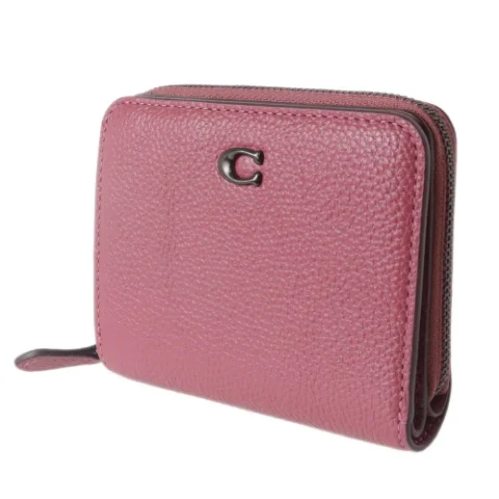 Coach Pre-owned Canvas wallets Pink Dames