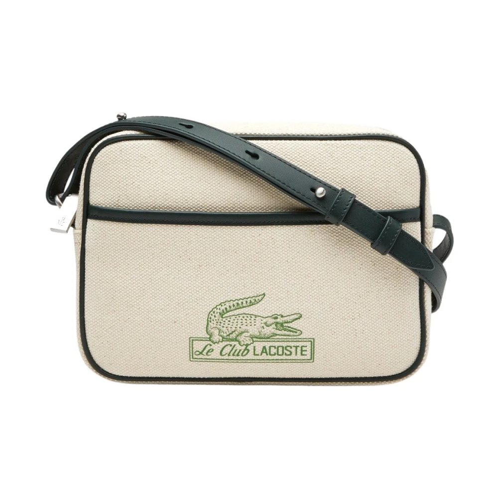 Lacoste Donna Bianco Borsa A Spalla Alla Moda