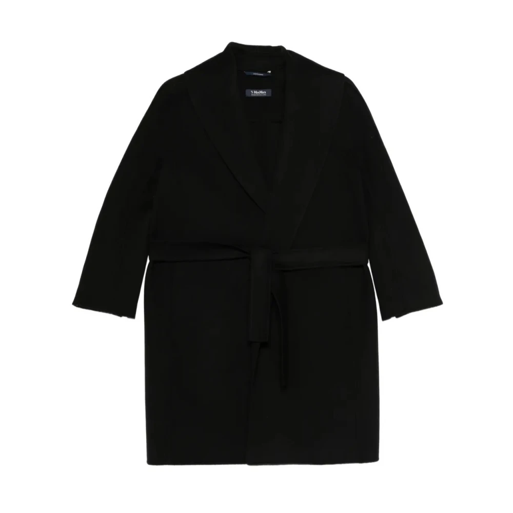 Max Mara Mujer Negro Abrigos, Talla: S
