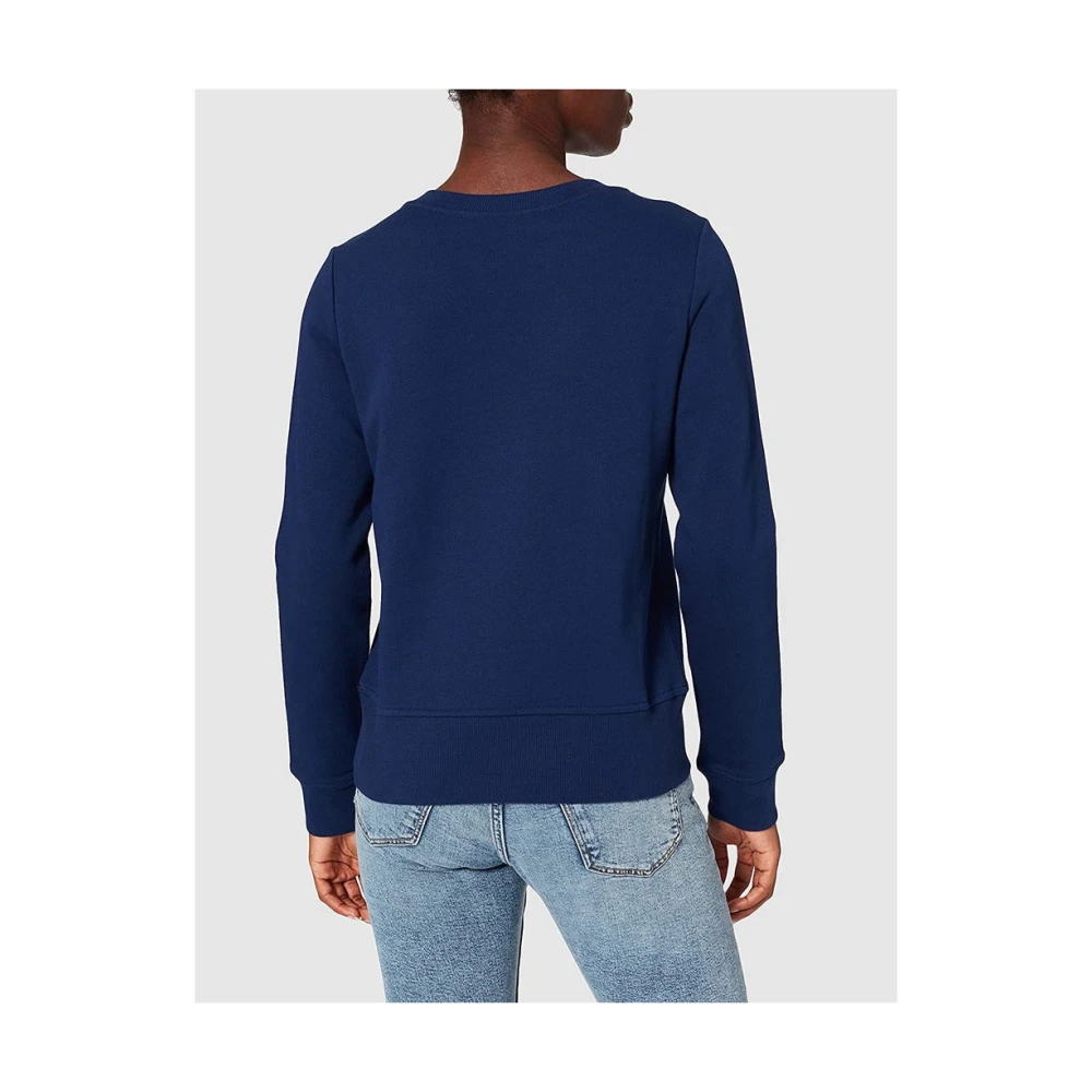 Love Moschino Blauw Merk Design Sweater Blue Dames