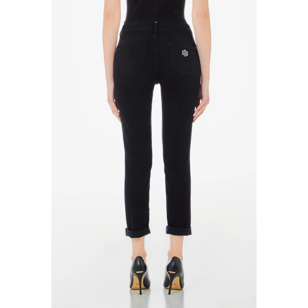 Liu Jo High Waist Monroe Jeans Black Dames