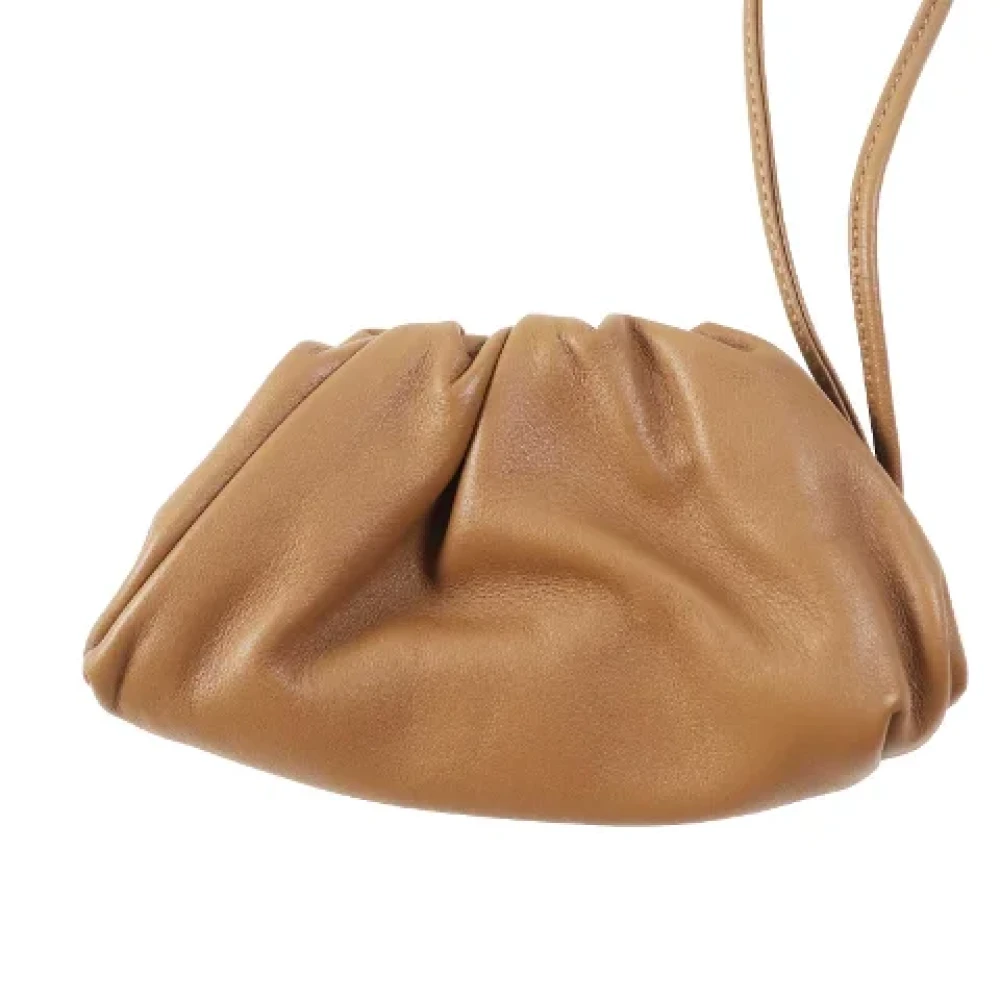 Bottega Veneta Vintage Pre-owned Leather clutches Brown Dames