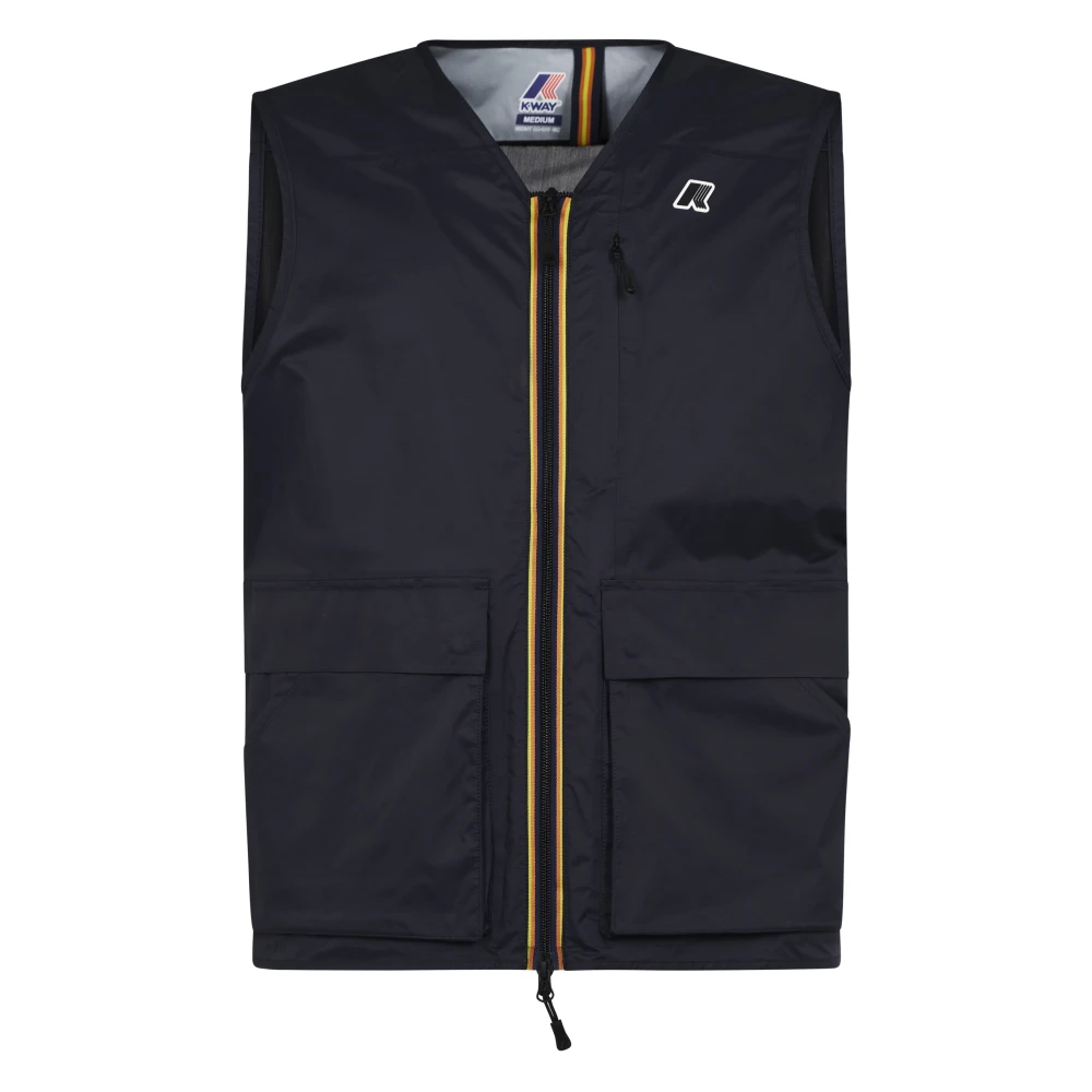 K-Way - Jackets > Vests - Blue - K-Way - Modalova