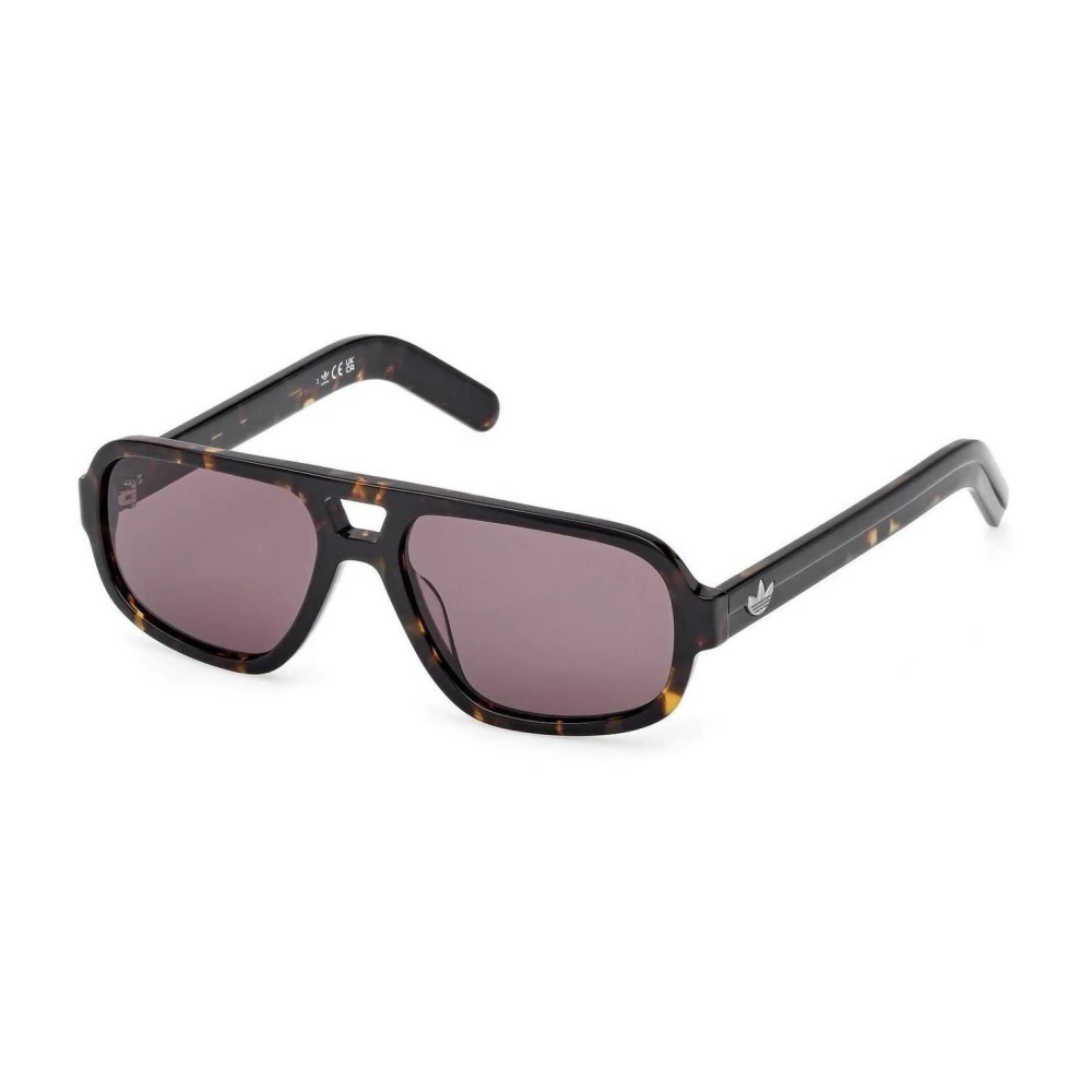 Adidas Originals Brown Sunglasses, Male, 55 Mm, Geometric Navigator Sunglasses